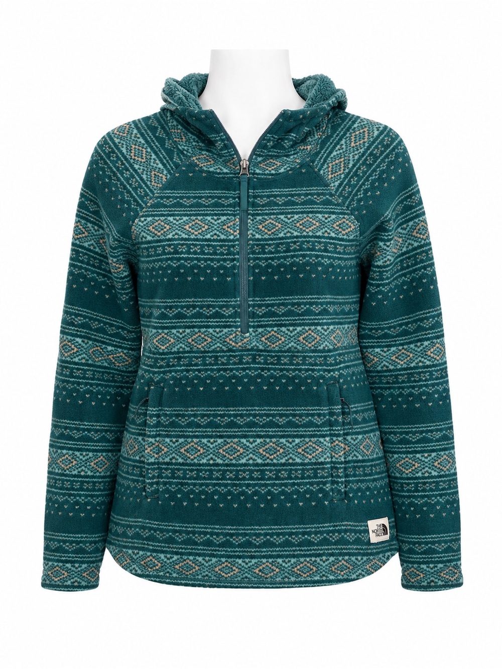 Size S The North Face Campshire Mountain Fair Isle Fleece Hoodie Jacket